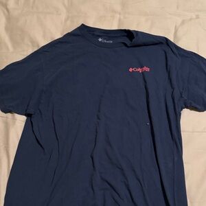 Columbia Men's Dark Blue Short Sleeve Tee